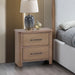 Anika - 2 Drawer Nightstand - Natural / Brown - Stylish Home Furniture
