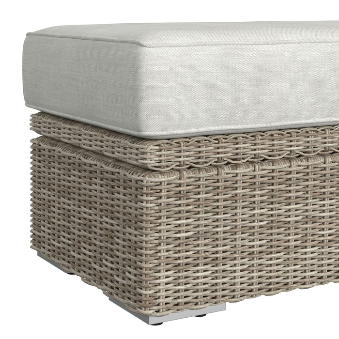 Carmona - Ottoman - Natural - Stylish Home Furniture