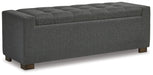 Cortwell - Storage Bench - Gray - Stylish Home Furniture