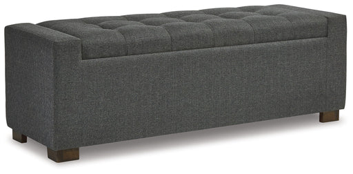 Cortwell - Storage Bench - Gray - Stylish Home Furniture