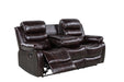 U191 - Motion Loveseat - Brown - Stylish Home Furniture