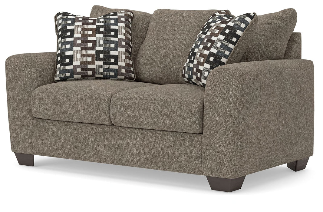 Triston-Peaks - Loveseat - Suede - Stylish Home Furniture