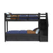 Hampton Kids - Bunk With Staircase And Trundle - Stylish Home Furniture