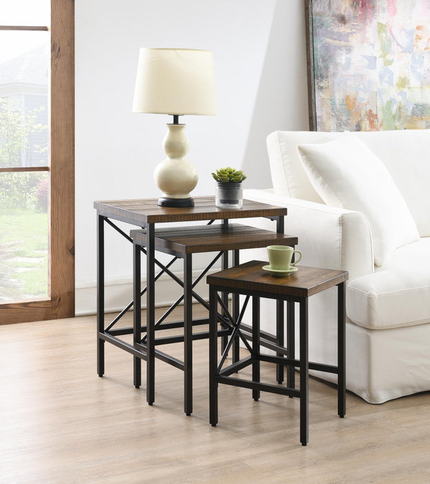 T350 - Nesting Tables (Set of 3) - Pepper