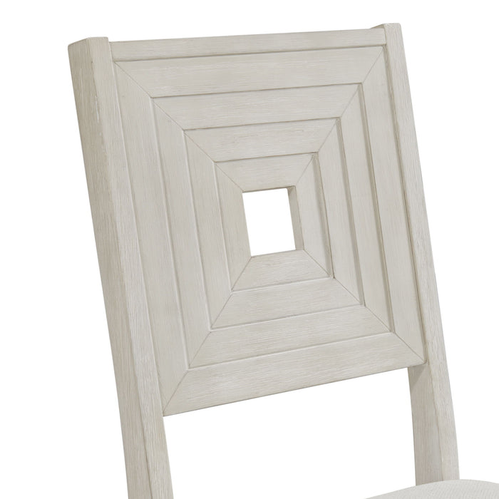 Avalanche - Dining Side Chair (Set of 2) - Antique White - Stylish Home Furniture