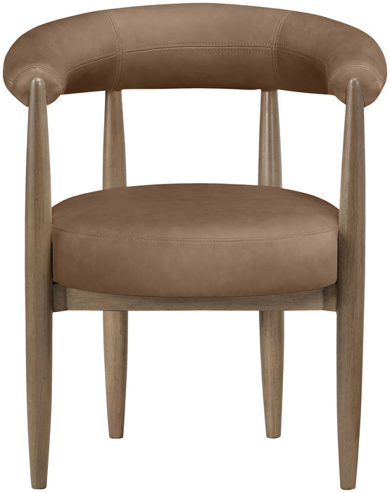 Sable - Vegan Leather Upholstered Dining Chair (Set of 2) - Brown Base - Stylish Home Furniture