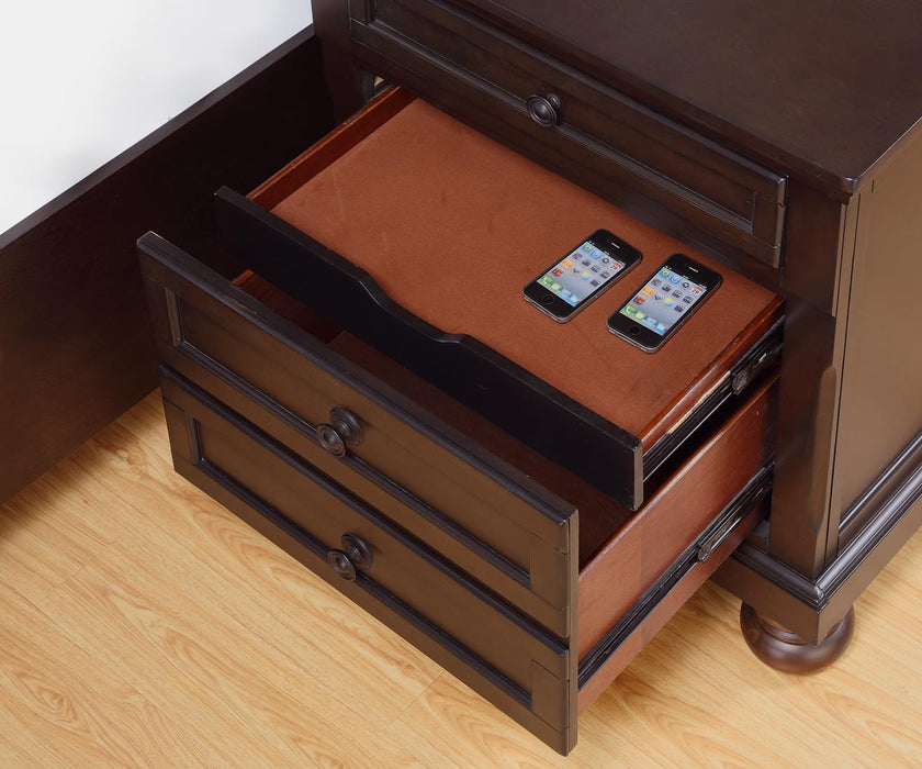 B069 - Nightstand - Antique Espresso