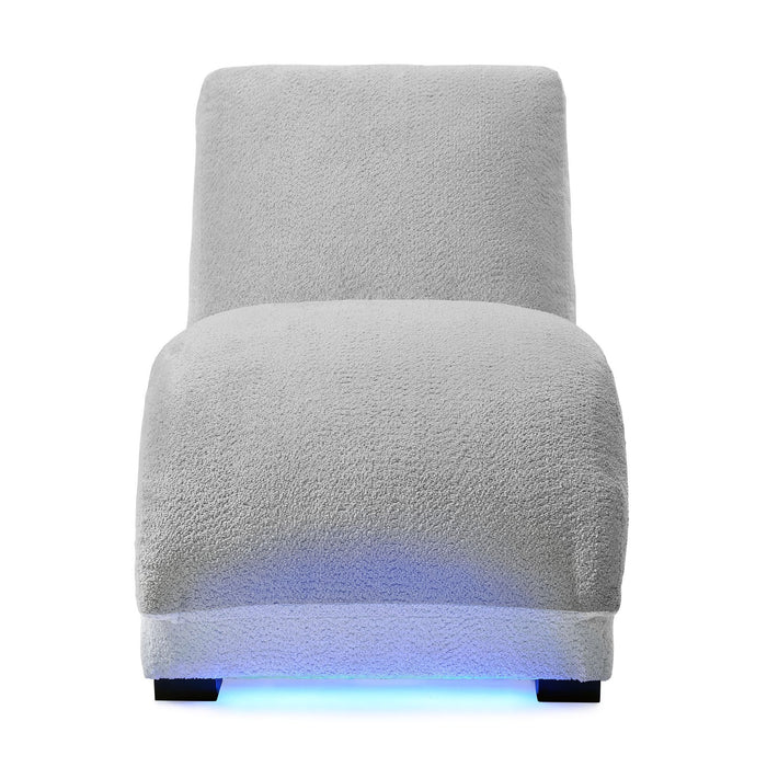 Nori - Chaise With Heat Massage, USBC, LED - Stylish Home Furniture