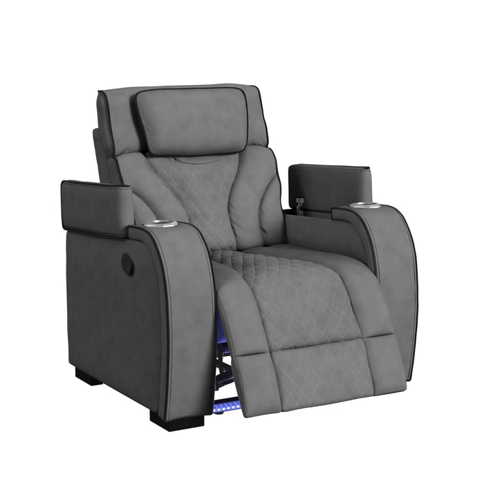 Blitz - Motion Recliner With LED - Stylish Home Furniture