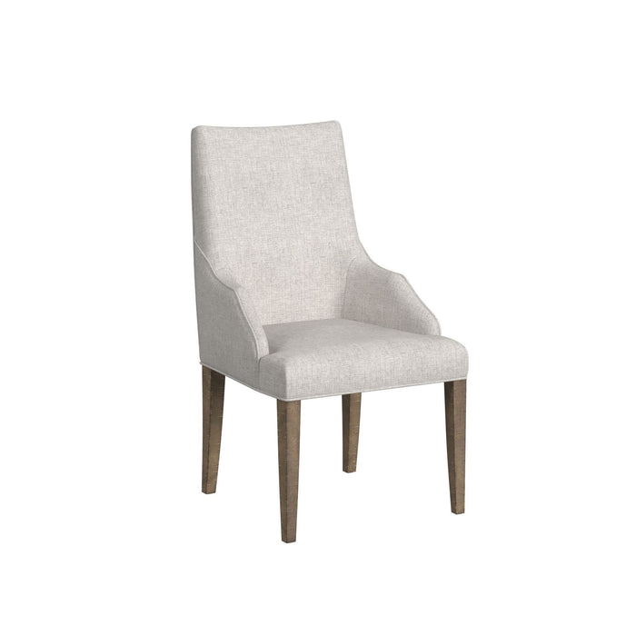 Yellowstone - Dining Host Chair (Set of 2) - Medium Brown - Stylish Home Furniture