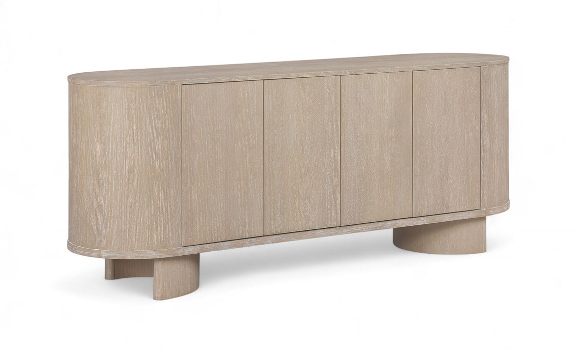 Caldra - Oak Veneer And Solid Wood Sideboard / Buffet