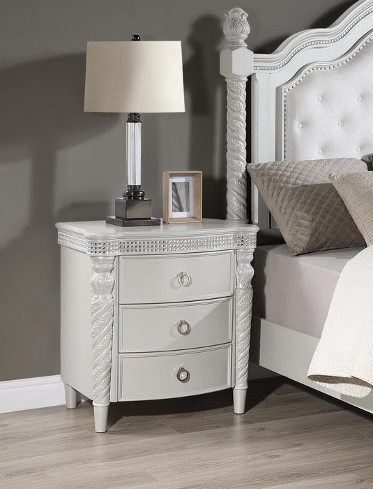 B033 - Nightstand - White