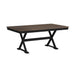 Tulane - 6 Piece Dining Set With Table, 4 Chairs, And Bench - Oak And Black - Stylish Home Furniture