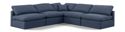 Indulge - Linen 5 Piece Modular Corner Armless Sectional