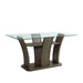 Dapper - Rectangular Counter Dining 5 Piece Set (Table And Four Chairs) - Walnut - Stylish Home Furniture