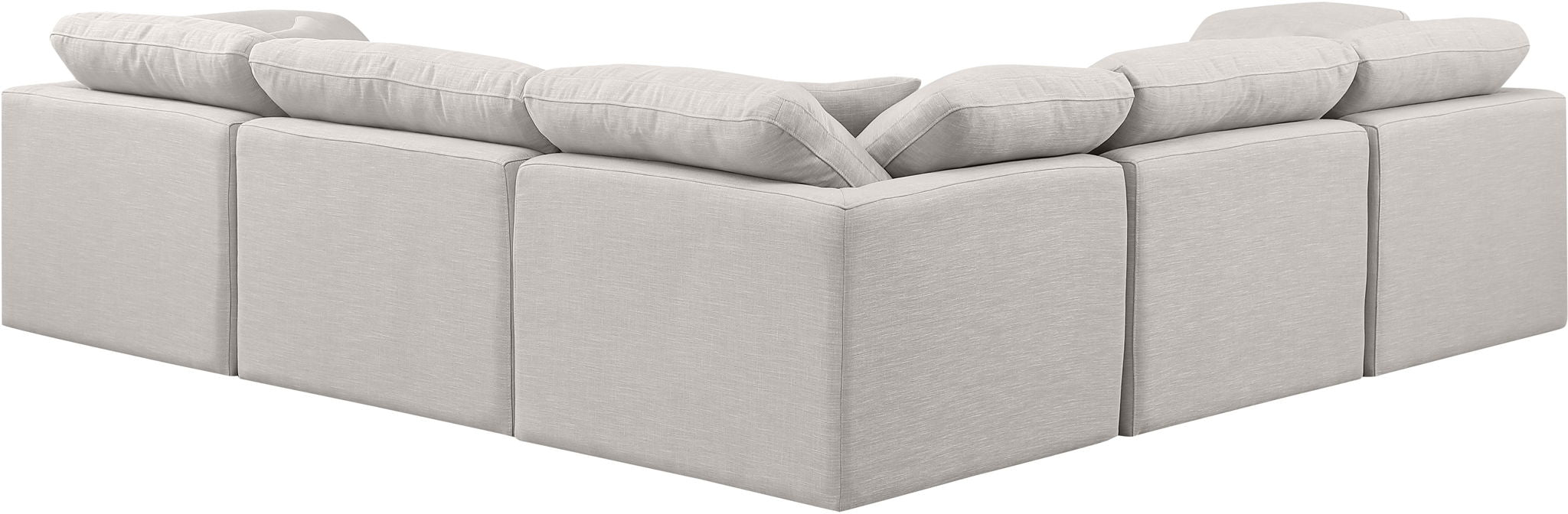 Indulge - Linen 5 Piece Modular Corner Sectional - Stylish Home Furniture