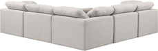 Indulge - Linen 5 Piece Modular Corner Sectional - Stylish Home Furniture