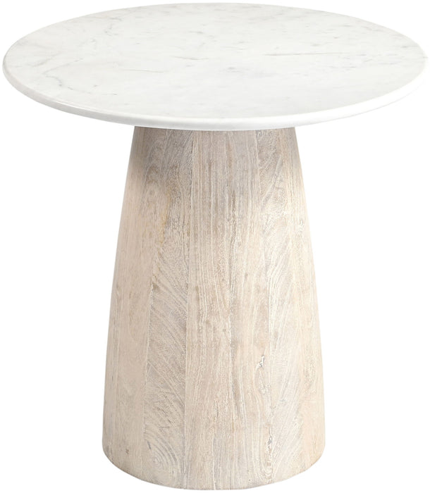 Liona - Marble And Mango Wood Table
