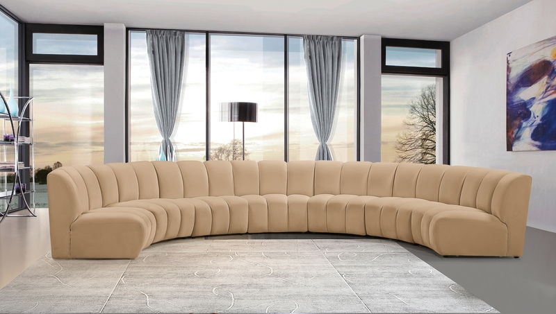 Infinity - 7 Piece Modular Sectional - Camel