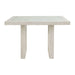 Avalanche - Square Counter Table - Antique White - Stylish Home Furniture