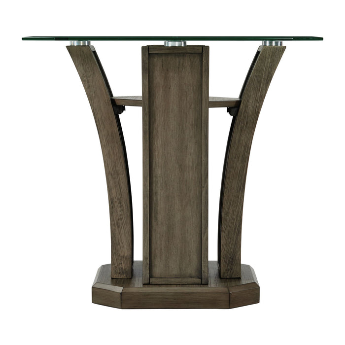 Dapper - Square End Table - Gray - Stylish Home Furniture