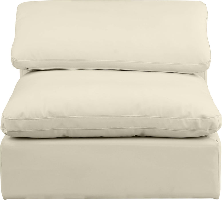 Comfy - Faux Leather Armless Chair - Stylish Home Furniture