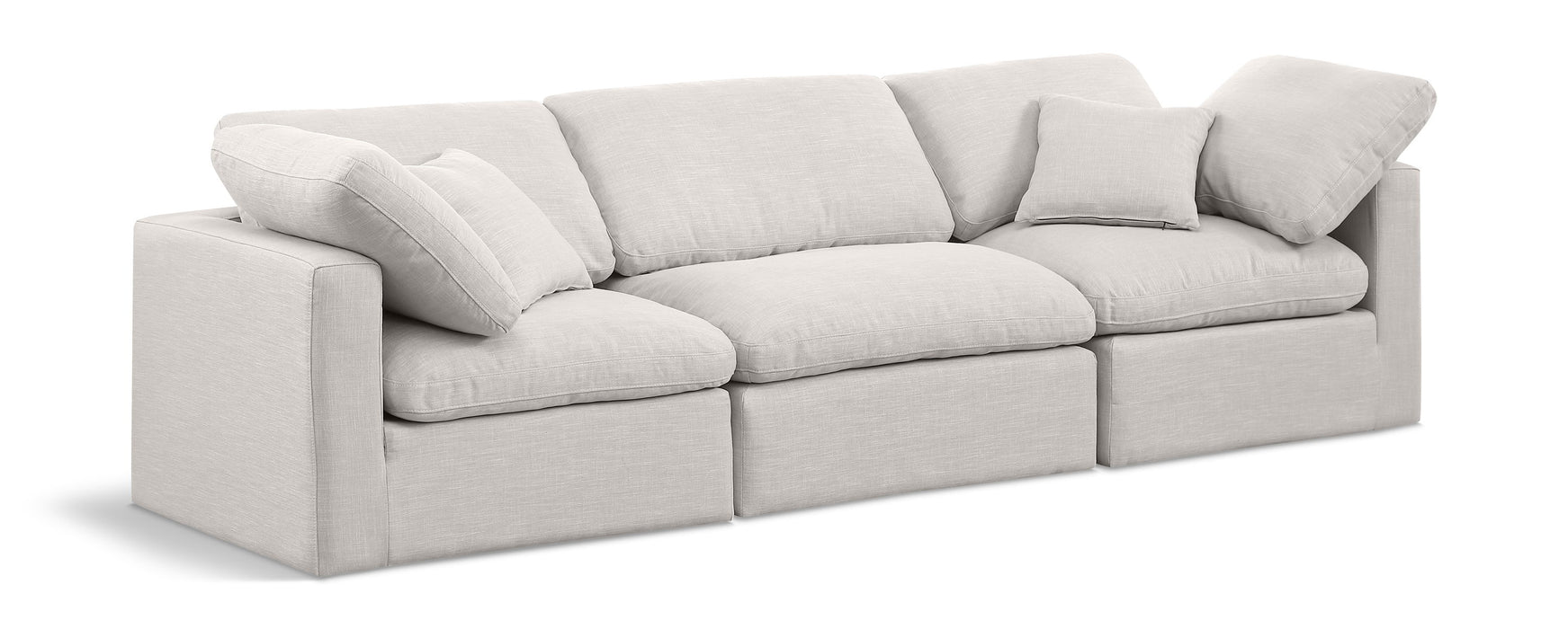 Indulge - Linen 3 Seat Modular Sofa