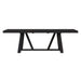 Transcend - Dining Table With 22" Leaf - Charcoal - Stylish Home Furniture