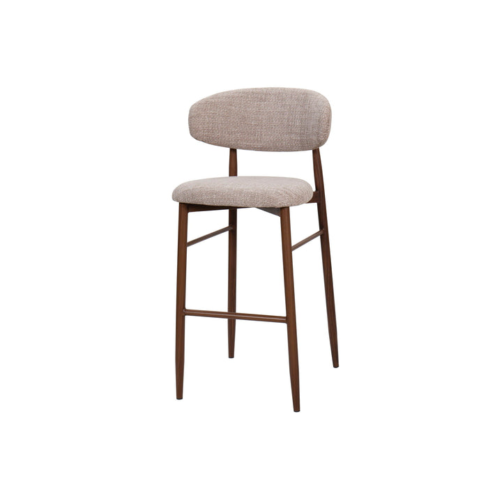 Royce - Bar Chair With Metal Frame (Set of 2)