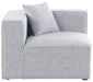 Cube - Linen Corner Chair - Stylish Home Furniture