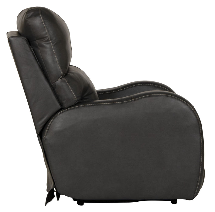 Angelo - Power Recliner - Gunmetal - Stylish Home Furniture