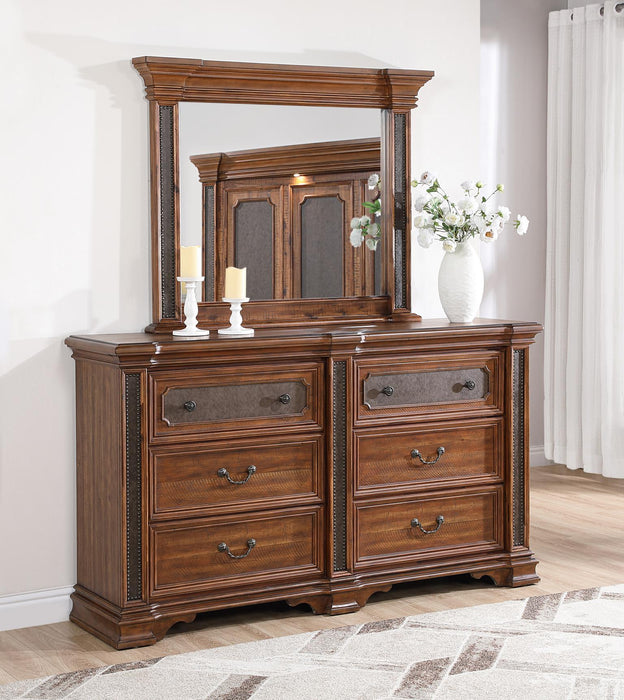 B020 - Wood Dresser - Brown