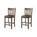 Max - Pub Side Chair (Set of 2) - Walnut - Stylish Home Furniture