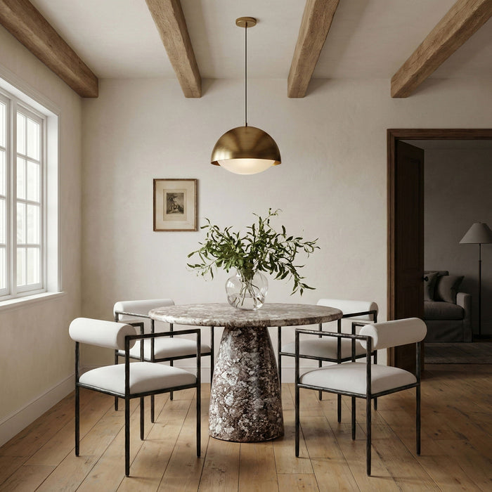 Axis - Linen Textured Beige Fabric Upholstered Dining Chair (Set of 2) - Stylish Home Furniture