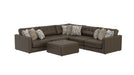 Siena - Modular Sectional And Cocktail Ottoman - Stylish Home Furniture