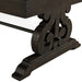 Stone - Chairside Table With PU Base - Dark Walnut - Stylish Home Furniture