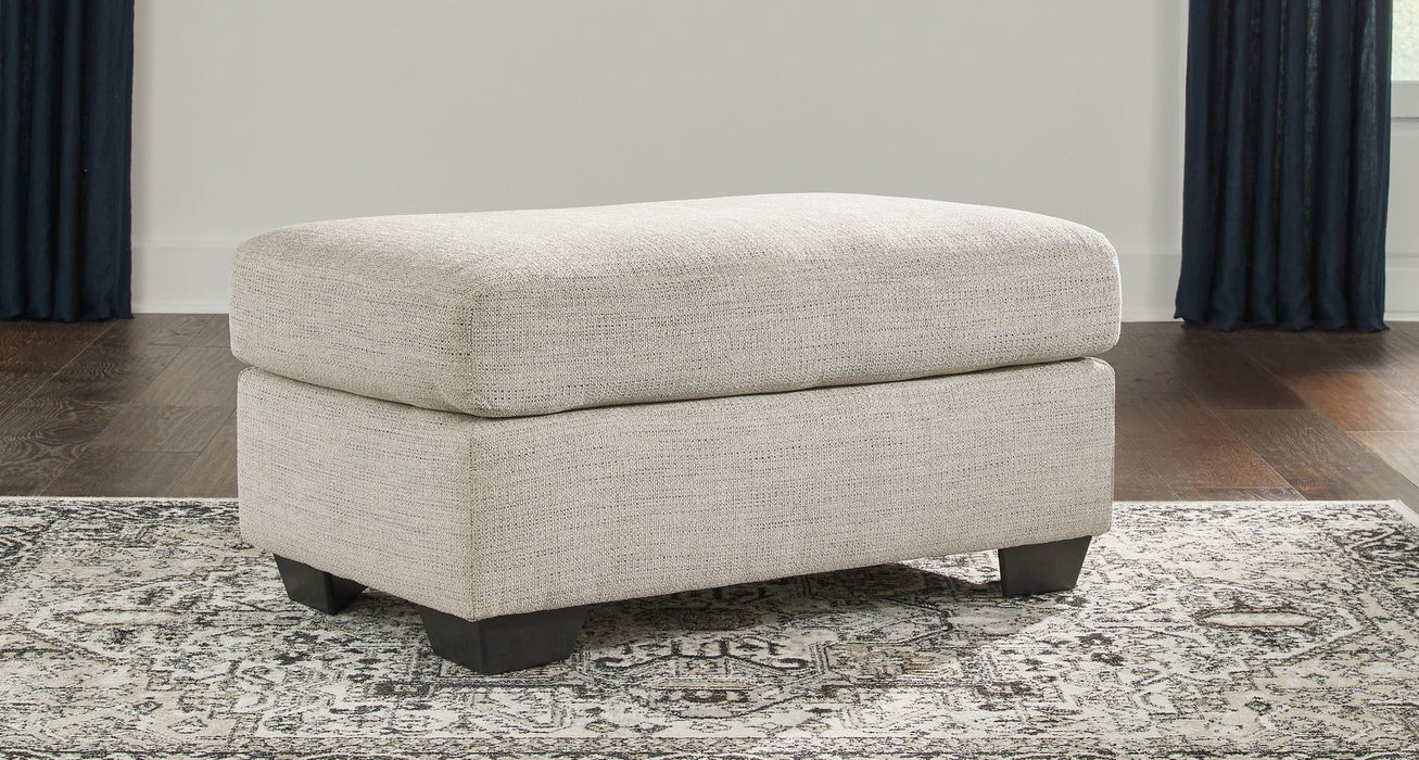 Vayda - Ottoman - Pebble - Stylish Home Furniture
