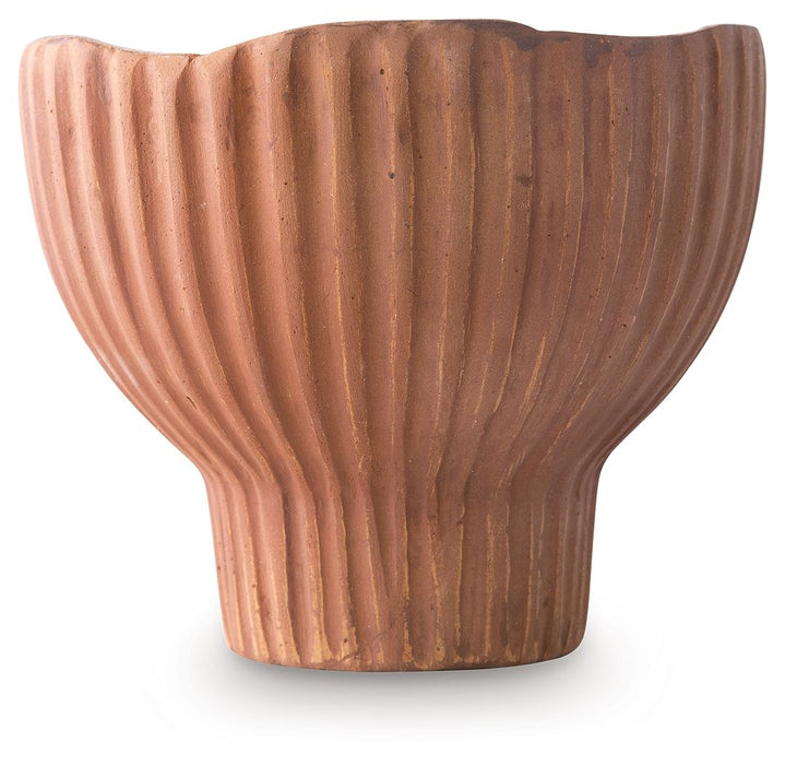 Orban - Vase - Sienna / White - Stylish Home Furniture