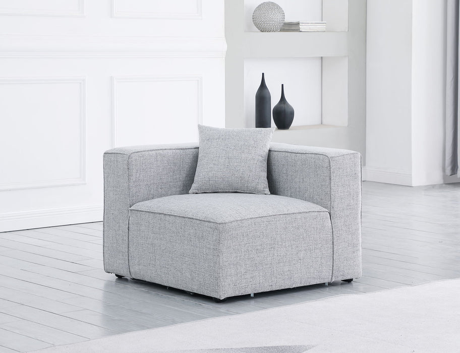 Cube - Linen Corner Chair - Stylish Home Furniture