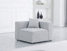 Cube - Linen Corner Chair - Stylish Home Furniture