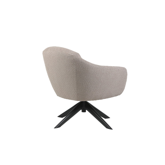 Fleming - Boucle Swivel Lounge Chair