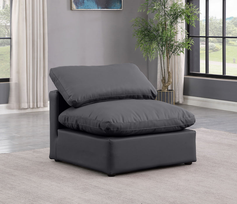 Indulge - Faux Leather Armless Chair - Stylish Home Furniture