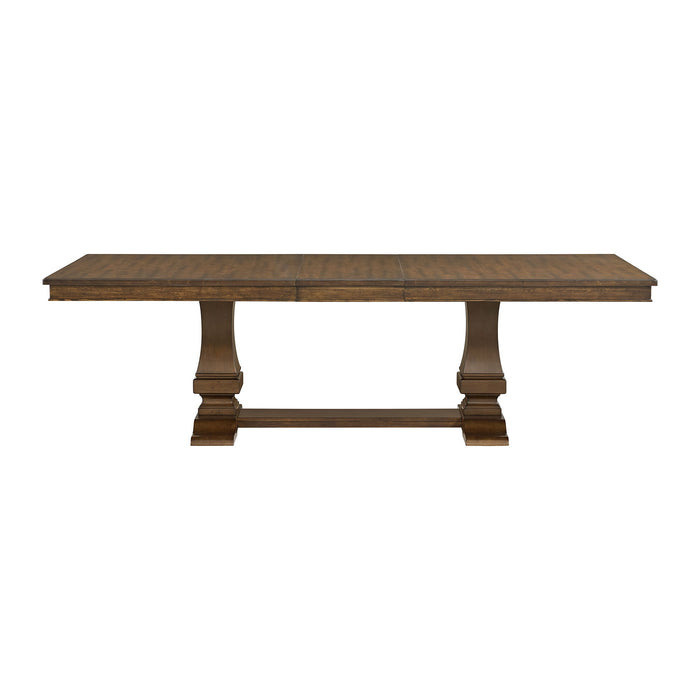 Phillipe - Dining Table With 18" Leaf - Cherry - Stylish Home Furniture