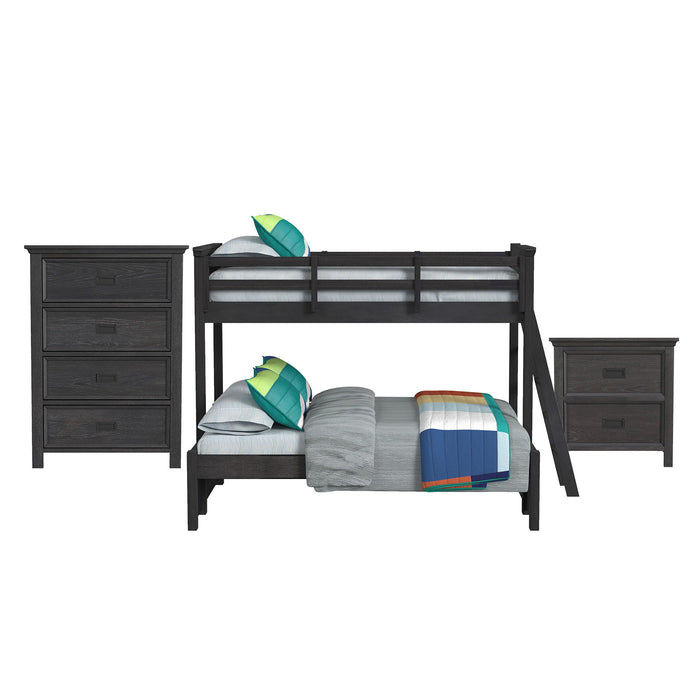 Hampton Kids - Bunk With Ladder Bedroom Set - Stylish Home Furniture