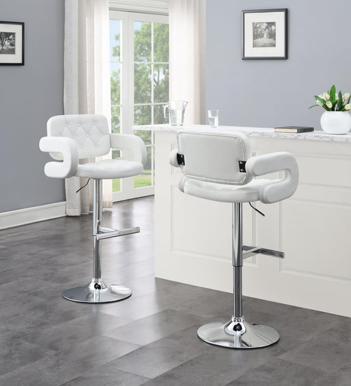 ST120 - Faux Leather Bar Stool (Set of 2)