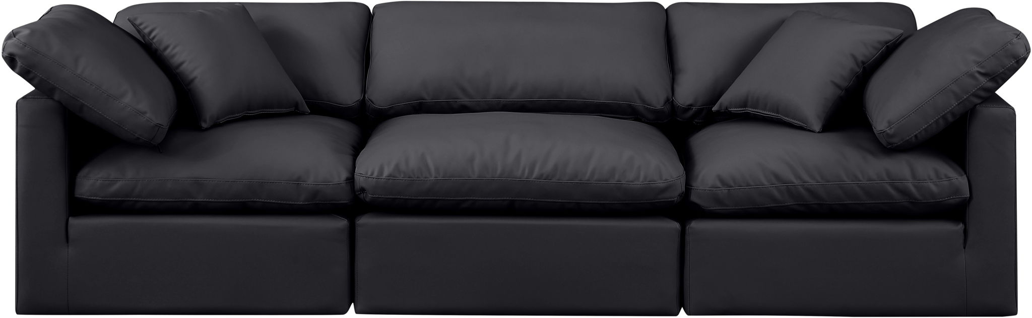 Indulge - Faux Leather 3 Seat Modular Sofa - Stylish Home Furniture