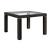 Elodie - Counter Table With Glass - Charcoal - Stylish Home Furniture