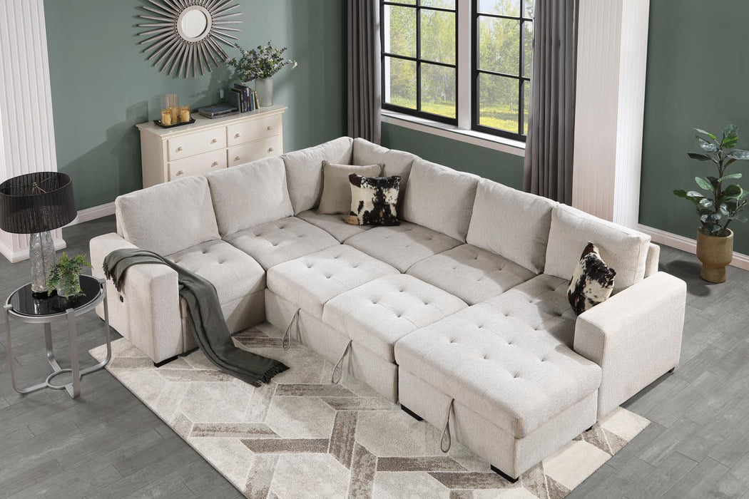 U278 - 3 Piece Sectional - Linen