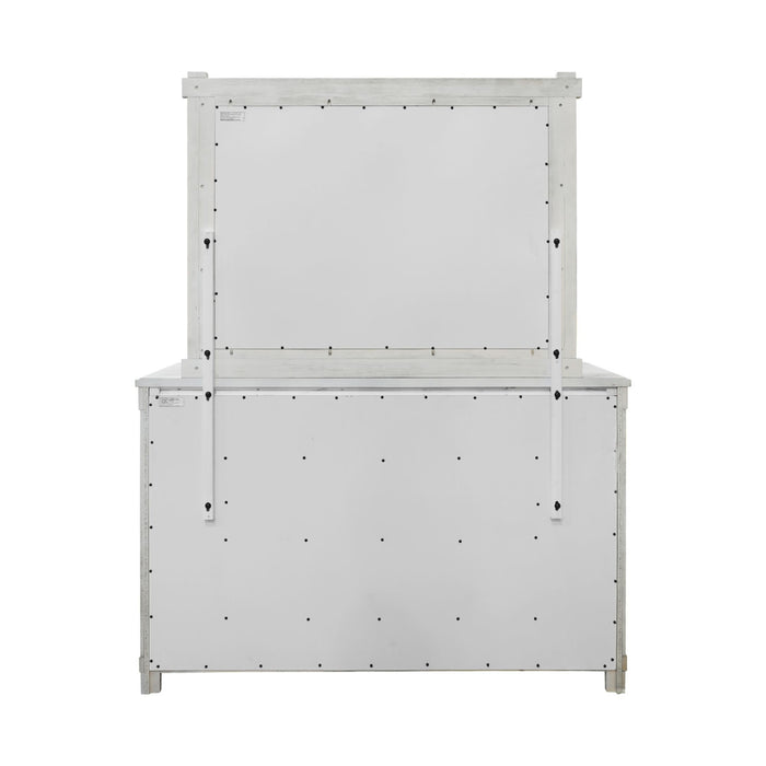 Scott - 7-Drawer Dresser With Mirror Set - Stylish Home Furniture