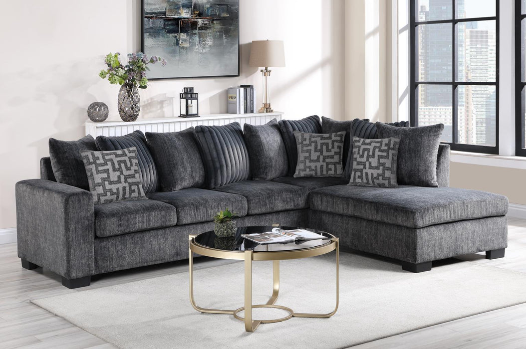 U364 - 2 Piece Sectional - Charcoal